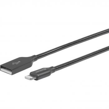 Cable Lightning MFI 1,5m Gris para Apple iPad/iPhone/iPod