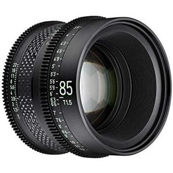 Teleobjetivo Samyang XEEN CF 85mm T1.5 PL de Cine, Montura PL, Formato Completo, Carbono, Compacto