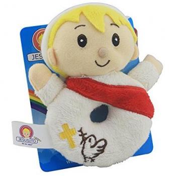Jesusito de mi vida Sonajero de Peluche 14 cm.