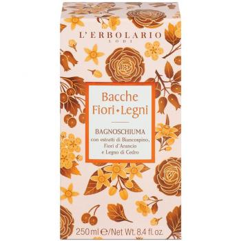 Gel de Baño L'Erbolario Bayas Flores 250ml, Gel de Ducha Bayas-Flores-Madera 250 ml - L'Erbolario