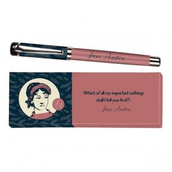 Bolígrafo Roller Jane Austen - Diseño Clásico, Tamaño Compacto 2x17x6 Cms
