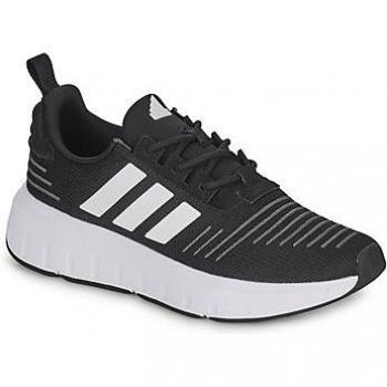 Zapatillas Adidas Swift Run23 J para niños en color negro y blanco