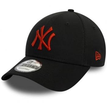 Gorra New Era 9FORTY New York Yankees League Essential, color negro y rojo, talla única