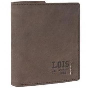 Billetero de Cuero para Hombre Lois en Color Marrón con Diseño Clásico