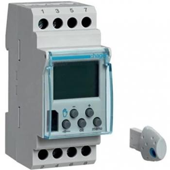 Hager EG103V - Programador semanal via1 conmutado 16a12-24v56 maniobra