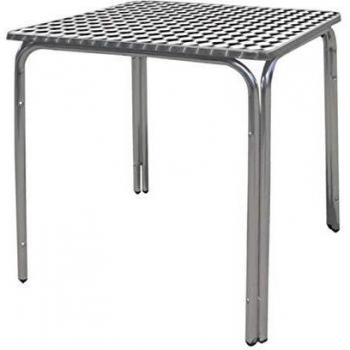 PAPILLON 8042010 Mesa Terraza Aluminio 60x60x70 cm. Apilable