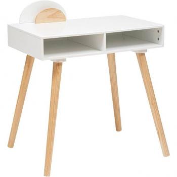 Escritorio Infantil de Madera Blanco - 75x47x87 cm - Atmosphera