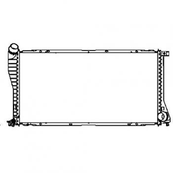 Radiador de refrigeración del motor MAHLE ORIGINAL CR 288 000S para BMW Serie 5 Touring y Berline