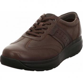 Exceptional Comfort Dark Brown Full Grain Leather Men's Sneakers