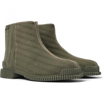 CAMPER Pix TENCEL® - Ankle boots for Women - Green, size 35/5, Cotton fabric