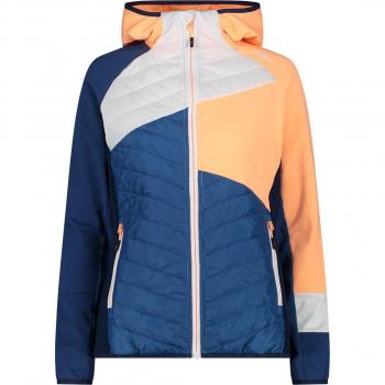 CMP Women's Hybrid Hooded Jacket Blue
