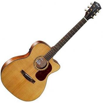 Cort Gold OC6 Natural Gloss Electro-Acoustic Guitar with Soft Case