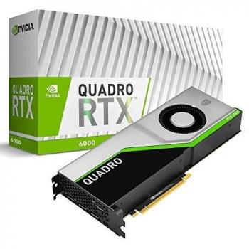 VGA PNY Quadro RTX 6000 24GB GDDR6X 4XDP/USB Tipo-C/8 Pin/Stereo VCQRTX6000-PB