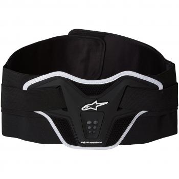 Alpinestars Saturn Motorcycle Kidney Belt - Black/White, One Size