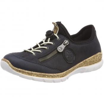 Rieker Women's N4263 Low-Top Sneakers, Blue