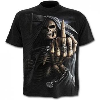 Spiral - Men - Bone Finger - T-Shirt Black - X-Large