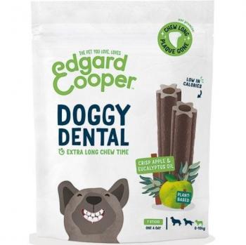 Edgard & Cooper Doggy Dental Small Manzana y Eucalipto 120g Snack Dental para Perros Minis y Pequeños