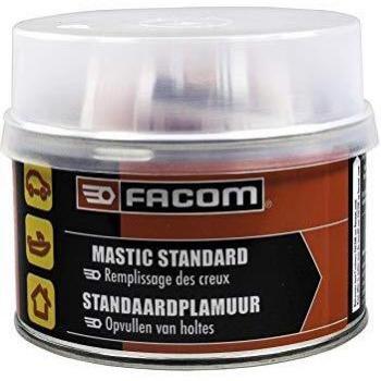 Masilla de Poliéster Facom Standard 500g - Ideal para Relleno y Nivelación de Agujeros y Grietas