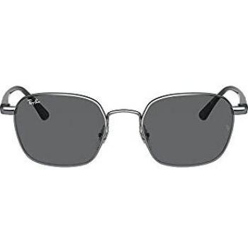 Ray-Ban Unisex Adults Sunglasses, Silver/Dark Gray, 50/19/145