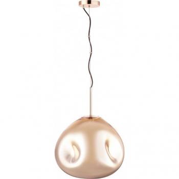 Plafón Nina Gold 1 bombilla 150cm, Impex Lighting - Impex Nina 1 Luz Grande Oro