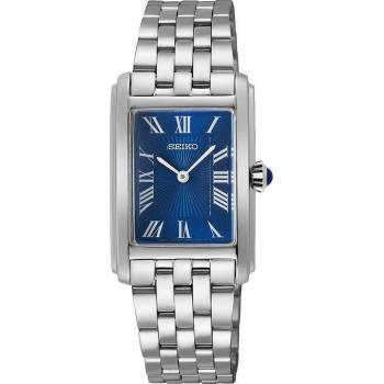 Reloj de Mujer Seiko SWR085P1 - Cuartz, Acero Inoxidable, Esfera Azul, 5 ATM