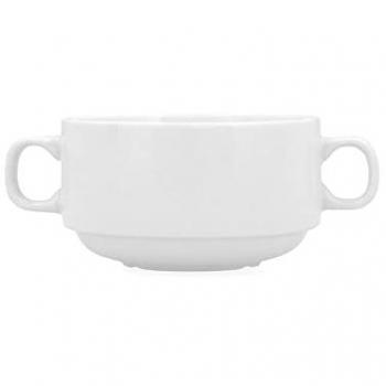 Tazas para Consomé Bidasoa Glacial Blanco 300 ml (6 Unidades) (Pack 6x)