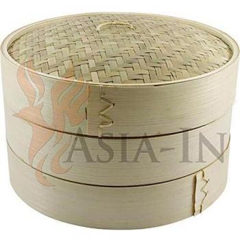 Bambú Sordina 3 piezas 25 cm bamboo Steamer Set