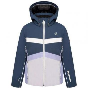 Dare 2B - Chaqueta de Esquí Belief II para Niñas con aislamiento térmico, resistente al agua, transpirable y con capucha ajustable