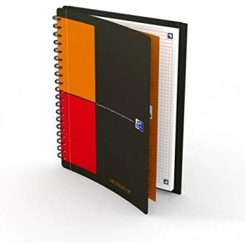 Meetingbook Internacional Oxford B5, 80 hojas, cuadrícula 5mm, tapa de polipropileno