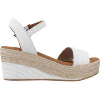 Sandalias Popa Arambol Trenzado para mujer en color blanco