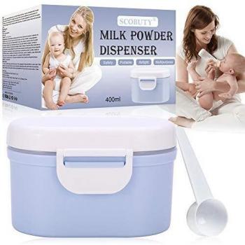 Dispensadores de Leche en Polvo, Caja de Leche en Polvo, Dosificador para leche en Polvo, Dispensador de Fórmula, Dispensador De Polvo De Fórmula, Dispensador de Polvos Bebe,400ml
