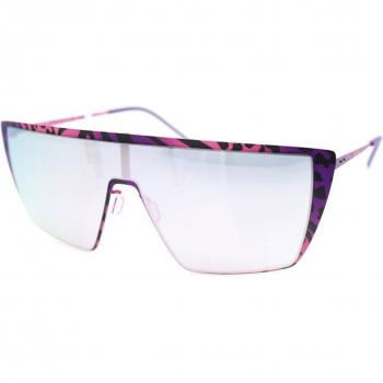 Italia Independent 0215-ZEB-013 Purple Sunglasses for Men and Women, 64mm