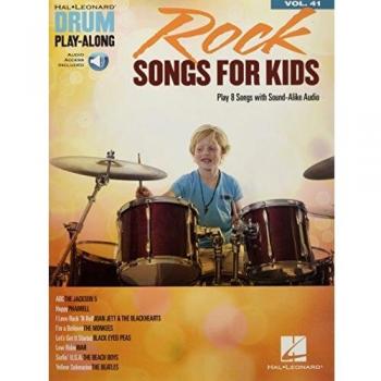 Rock Songs for Kids: Drum Play-Along Volume 41 (Hal Leonard Drum Play-Along) (Includes Online Access