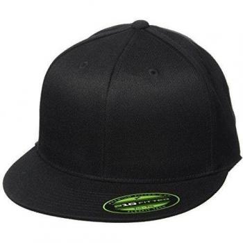 Flexfit Premium Fitted 211 Gorra de náutica, Negro