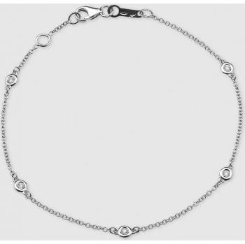Pulsera de oro blanco con exquisitos diamantes incrustados, exclusiva de El Corte Inglés