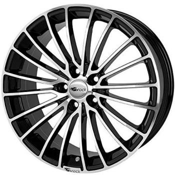 Llanta de Aluminio Brock B24 7.5Jx17 5x108 ET45 Pulido Brillante Negro