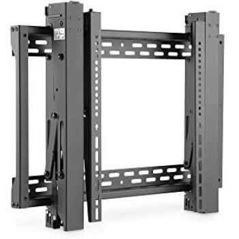 Soporte de Pared Pop-Out para TV y Monitores de 45-70 - Capacidad 70 kg - VESA 200x200 a 600x400 - Protección Antirrobo - Ajuste Fino - Negro