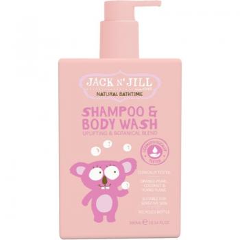 Champú y Gel de Ducha Natural Jack N' Jill Uplifting y Botanical Blend 300ml