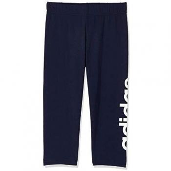 adidas Yg E Lin 3/4 TG Mallas, Niñas, Tinley/Blanco, 164