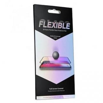 Protección Flexible 5D de Vidrio Híbrido para Apple iPhone X/XS con Nano/Gel, Color Negro
