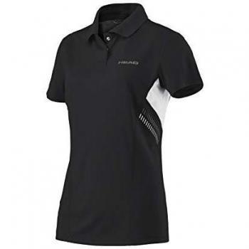Head - Camiseta técnica Tipo Polo, para Mujer, Mujer, Color Negro, tamaño XS