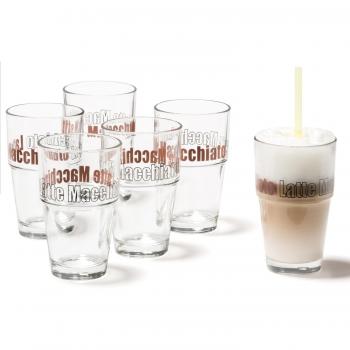 Leonardo 086583 Solo Latte Macchiato - Juego de 6 vasos
