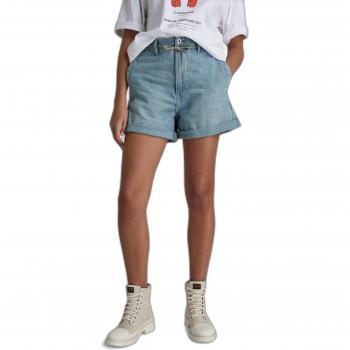 Pantalones Cortos de Mujer G-Star Lynton Vintage Ocean 25