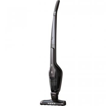Escoba eléctrica sin bolsa Electrolux EER73IGM, doble filtro lavable, 14.4 V, 0.5 litros, 79 dB, color gris metálico