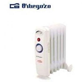 Orbegozo RO-710 C Junior RADIADOR Aceite RO710C 700W 6 Elementos, 700 W, Aluminio, Blanco