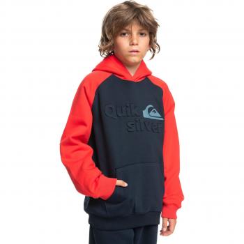 Sudadera Quiksilver Age Of Blue Emboss para niños, con diseño moderno, material suave y cómodo, ideal para uso diario y actividades al aire libre