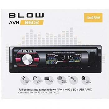 Reproductor de Radio y CD Portátil Radio Blow AVH-8602 con Pantalla Incorporada, USB y Bluetooth - Negro