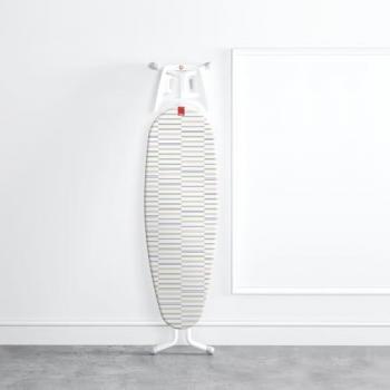 Funda de Tabla de Planchar Universal Rayen | Ajuste EasyClip | 2 Capas: 100% Algodón con Espuma | Tejido Microperforado | Medida: 130 x 47 cm | Est