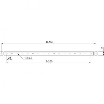 Schneider Electric NSYSDCR10 Traviesas de Puerta Spacial SF/SM, Ancho Nominal 1.000 mm