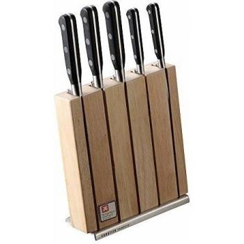 Sabatier Trompette 5-Piece Knife Block Set - Personalizable Kitchen Knives